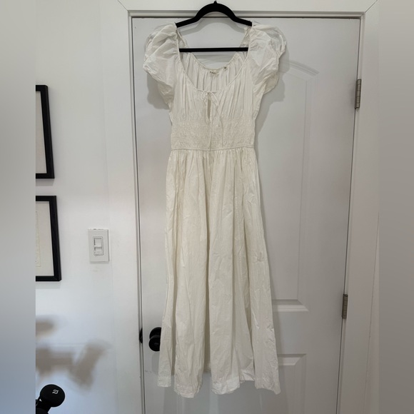 Doen Quinn Dress / Salt (White) - Picture 7 of 8